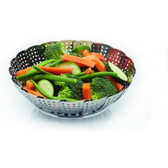 Kitchen Craft Stainless Steel Collapsible Steaming Basket - Mimocook