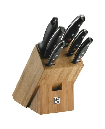 Bloco Bambu de Facas Twin Pollux Zwilling 6 peças - Mimocook