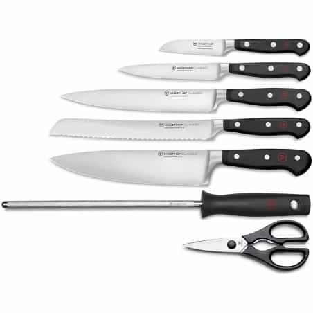 Bloque de cuchillo clásico Wusthof Classic 7 piezas - Mimocook