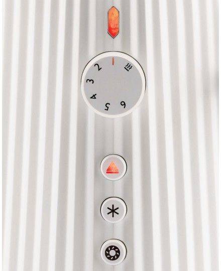 Alessi Plissé White Toaster | Alessi | Mimocook