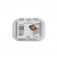 Recipiente 1L em inox apto para micro-ondas Kitchen Craft - Mimocook
