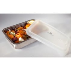 Recipiente 1,3L em inox apto para micro-ondas Kitchen Craft - Mimocook