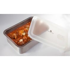 Recipiente 2L em inox apto para micro-ondas Kitchen Craft - Mimocook