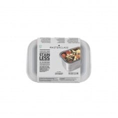 Recipiente 750ml em inox apto para micro-ondas Kitchen Craft - Mimocook