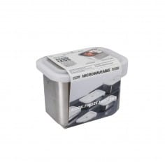 Recipiente 1L em inox apto para micro-ondas Kitchen Craft - Mimocook