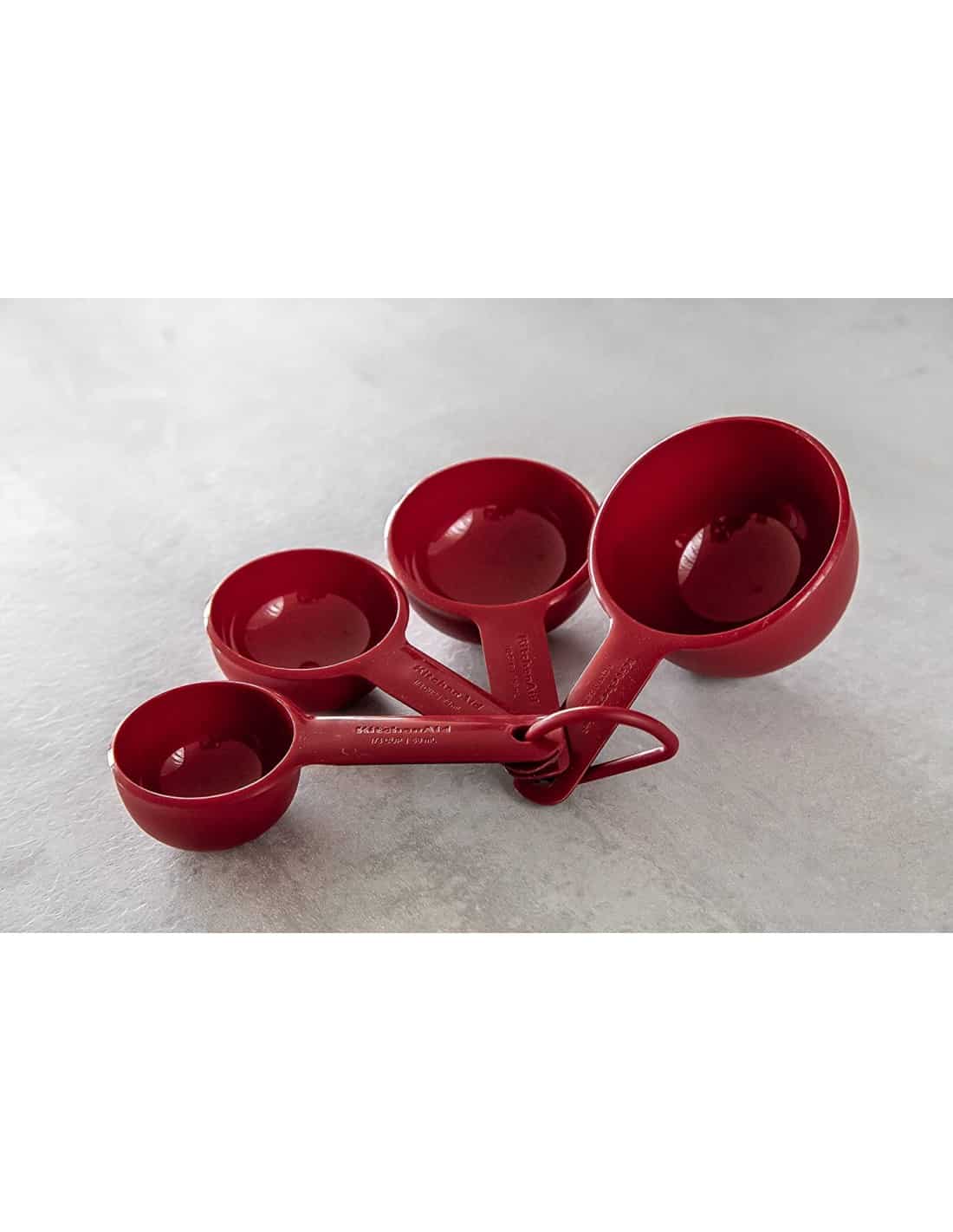 KitchenAid Measuring Cups and Spoons Set in Red