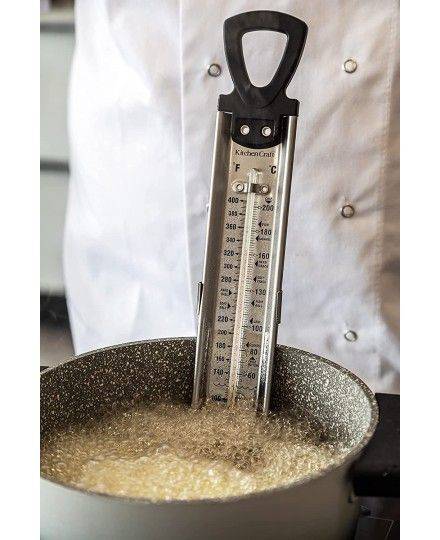 Kitchen Craft Home Made Deluxe Stainless Steel Cooking Thermometer | Kitchen Craft | Mimocook