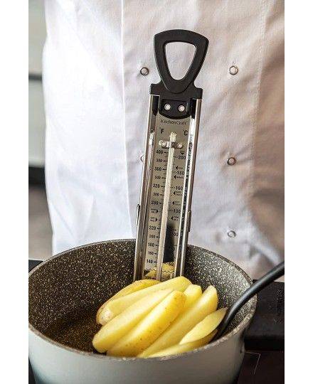 Kitchen Craft Home Made Deluxe Stainless Steel Cooking Thermometer | Kitchen Craft | Mimocook
