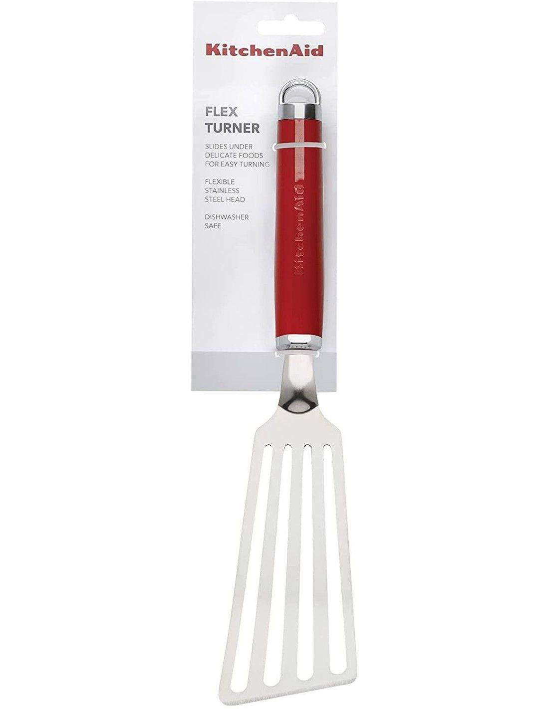 Spatule plate inox avec manche en hêtre - Lustensile