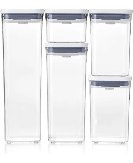 Set 5 recipientes herméticos Pop 2.0 da Oxo - Mimocook