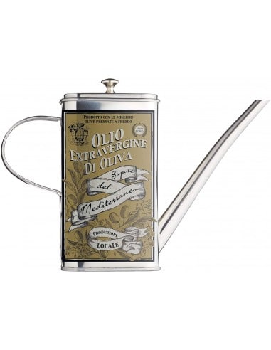 Almotolia Lata para Azeite em Aço Inoxidável Kitchen Craft - Mimocook