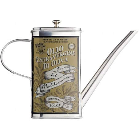 Almotolia Lata para Azeite em Aço Inoxidável Kitchen Craft - Mimocook