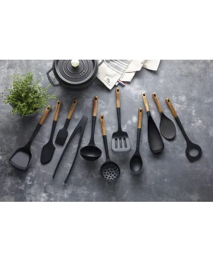 Concha madeira e silicone 31cm da Staub - Mimocook