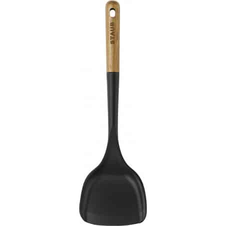 Espátula wok de madeira e silicone 31cm da Staub - Mimocook