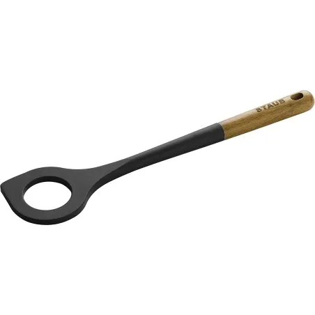 Colher de risotto madeira e silicone 31cm da Staub - Mimocook