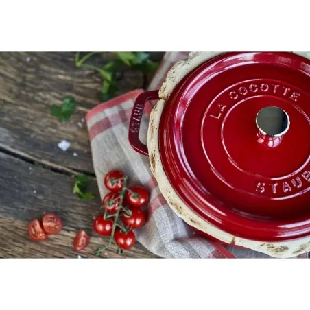 Staub Runde Cocotte Topf 24 cm - Mimocook