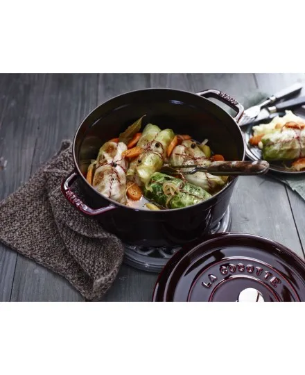 Staub Runde Cocotte Topf 24 cm - Mimocook