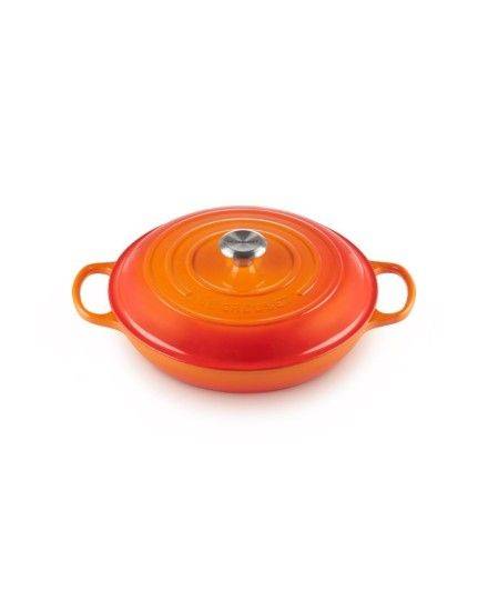 Le Creuset Cast Iron Shallow Casserole 30cm | Le Creuset | Mimocook