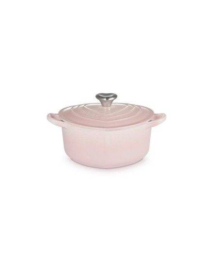 Le Creuset Classic Cast Iron Pink Heart Casseroles