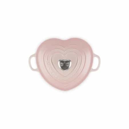 Tacho cocotte coração rosa Le Creuset - Mimocook