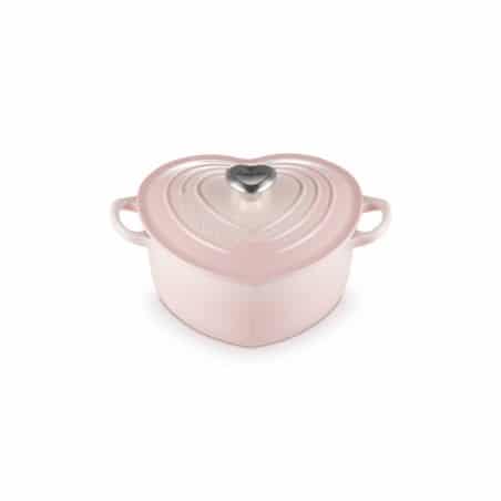 Tacho cocotte coração rosa Le Creuset - Mimocook