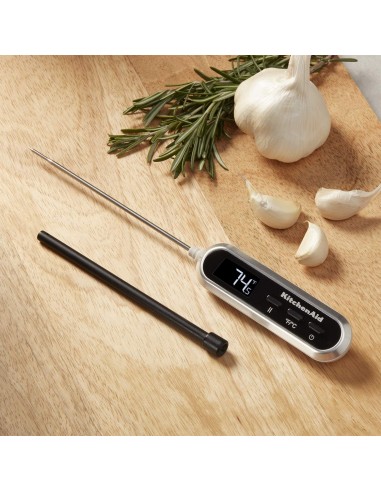 KitchenAid Digital Kitchen Thermometer With Timer and Leave-In Oven Probe