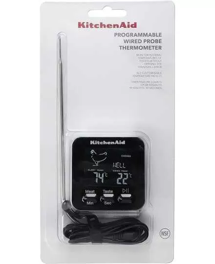 Termómetro e temporizador para carne da KitchenAid - Mimocook