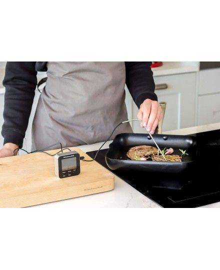 KitchenAid Digitales Küchenthermometer mit Zeitschaltuhr und Backofensonde | KitchenAid | Mimocook