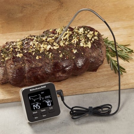 KitchenAid Leave-in Meat Analog Thermometer with Easy to Read 3