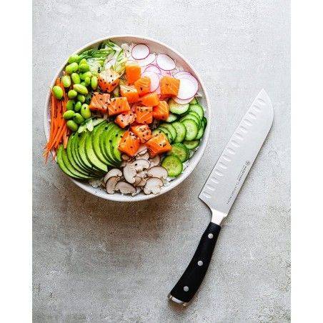 Wüsthof Classic Ikon Santoku alveolado 17 cm | Wusthof | Mimocook