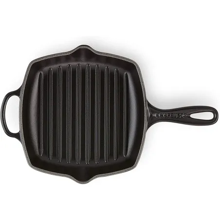 Le Creuset Square Skillet Grill Pan Enamelled Cast Iron 26cm - Mimocook