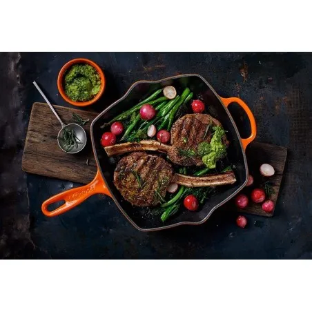 Skillet Square Grill 26cm Le Creuset - Mimocook