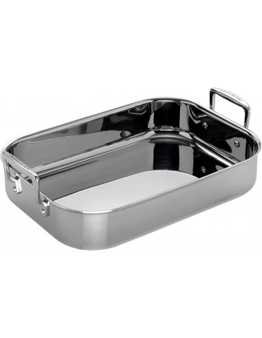 Tabuleiro assador 35x25cm inox da Le Creuset - Mimocook