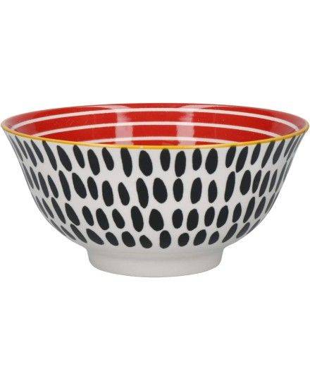 KitchenCraft Juego de cuencos para cereales cerámica15 cm, 4 piezas | Kitchen Craft | Mimocook
