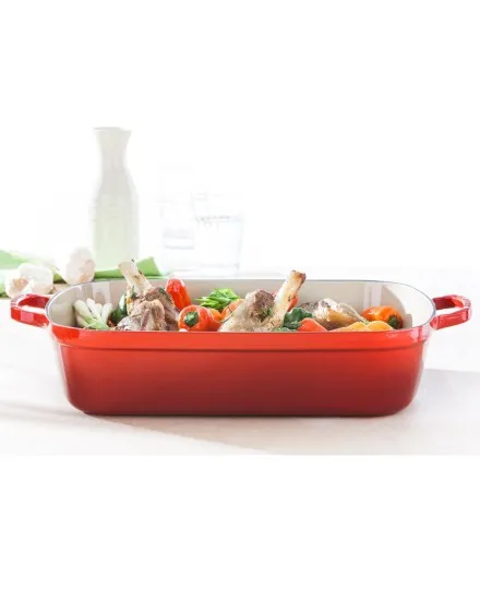 Tabuleiro retangular 33cm ferro fundido da Le Creuset - Mimocook