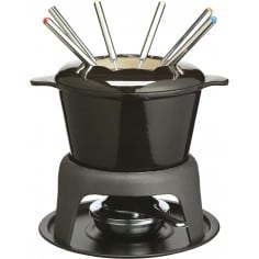 Fondue preto em ferro fundido MasterClass Kitchen Craft - Mimocook