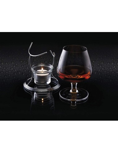 Set aquecedor de Brandy e Conhaque Kitchen Craft - Mimocook