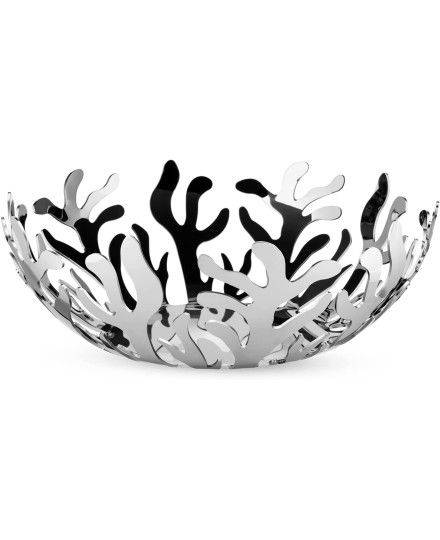 Alessi Mediterraneo Stainless Steel Fruit Bowl 29 cm | Alessi | Mimocook
