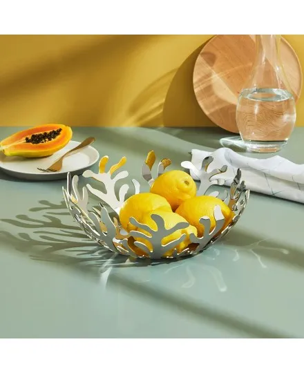 Alessi Mediterraneo Obsthalter aus Edelstahl
