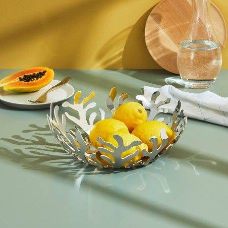 Alessi Mediterraneo Obstschale aus Edelstahl 29 cm | Alessi | Mimocook
