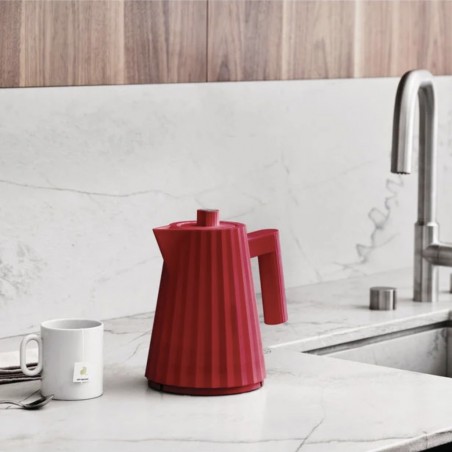 Hervidor eléctrico rojo 1L Plissé da Alessi - Mimocook