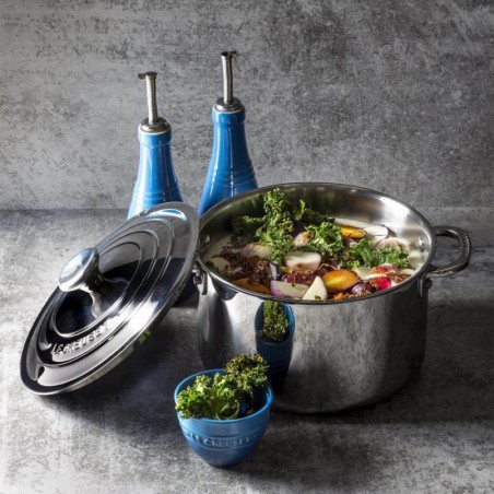 Le Creuset 3-Ply Plus Stainless Steel Saucepan Set 4 Pieces - Mimocook
