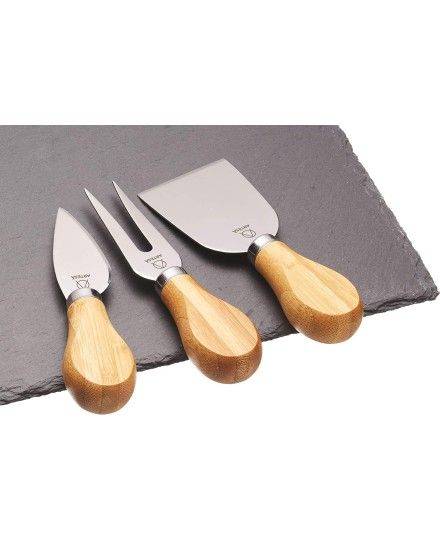 Conjunto de ardósia e facas para queijos Artesà Kitchen Craft | Kitchen Craft | Mimocook