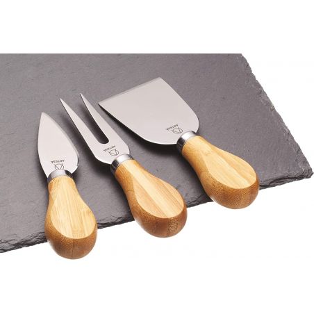 Kitchen Craft Artesà Cheese Platter & Knife Set