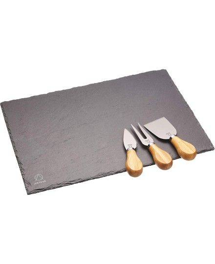 Kitchen Craft Artesà Tabla de quesos y juego de cuchillos | Kitchen Craft | Mimocook