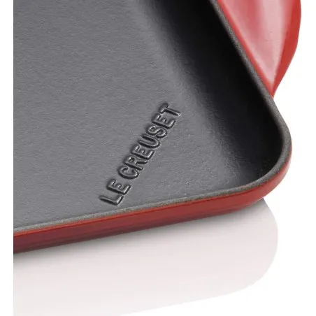 Grelhador Tradição Liso rectangular 32cm da Le Creuset - Mimocook