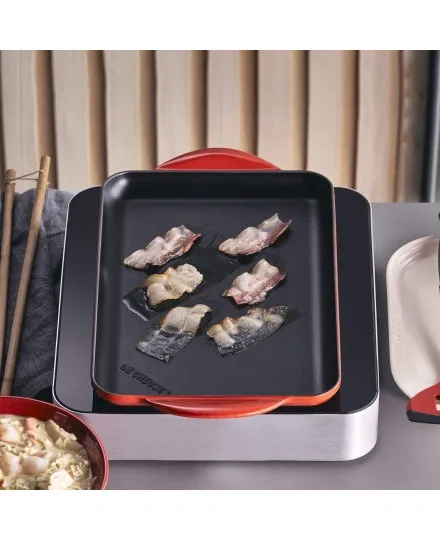 Rectangular Flat Tradition Grill 32cm de Le Creuset - Mimocook