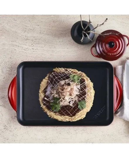 Plancha rectangulaire en fonte émaillée 32cm de Le Creuset - Mimocook