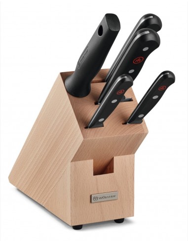 Bloco de Facas 6 peças Gourmet Wusthof - Mimocook