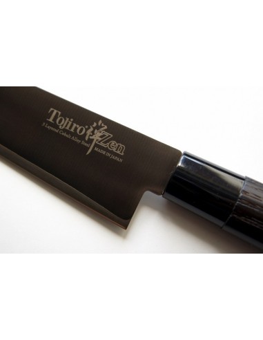 Faca para Vegetais 7cm Tojiro Zen Black - Mimocook